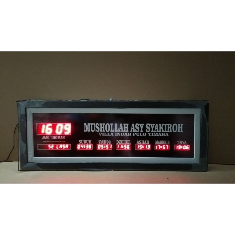 jam waktu sholat digital 6waktu