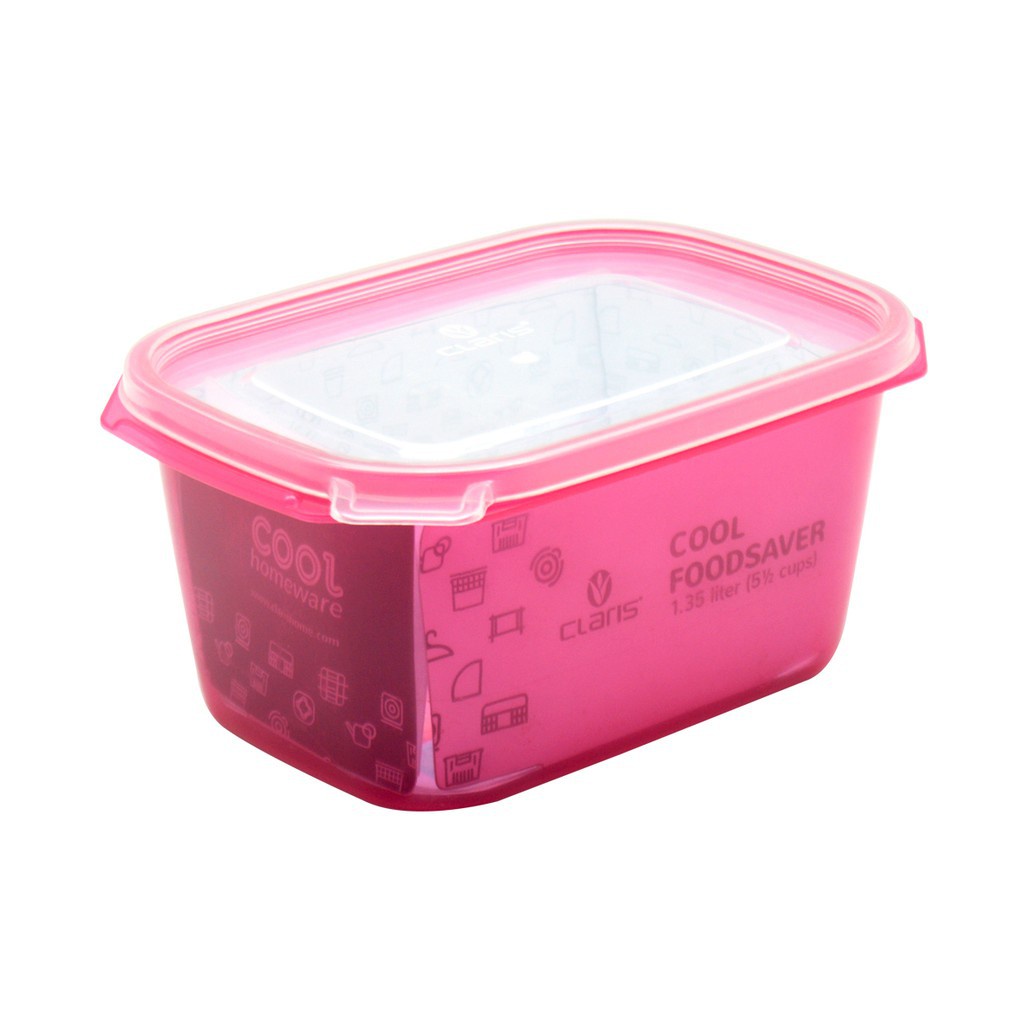 Kotak Kulkas Tempat Makan RC Foodsaver 1350ml Lunch Box Sayuran Bekal Tepak Wadah Makanan Serbaguna Anti Tumpah