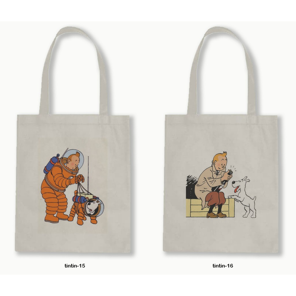 TOTE BAG RESLETING - TINTIN series.02