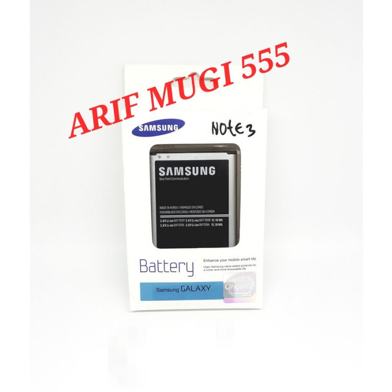 Baterai Battery Batrai Batu Hp Samsung galaxy note 3 N900 Original 100%