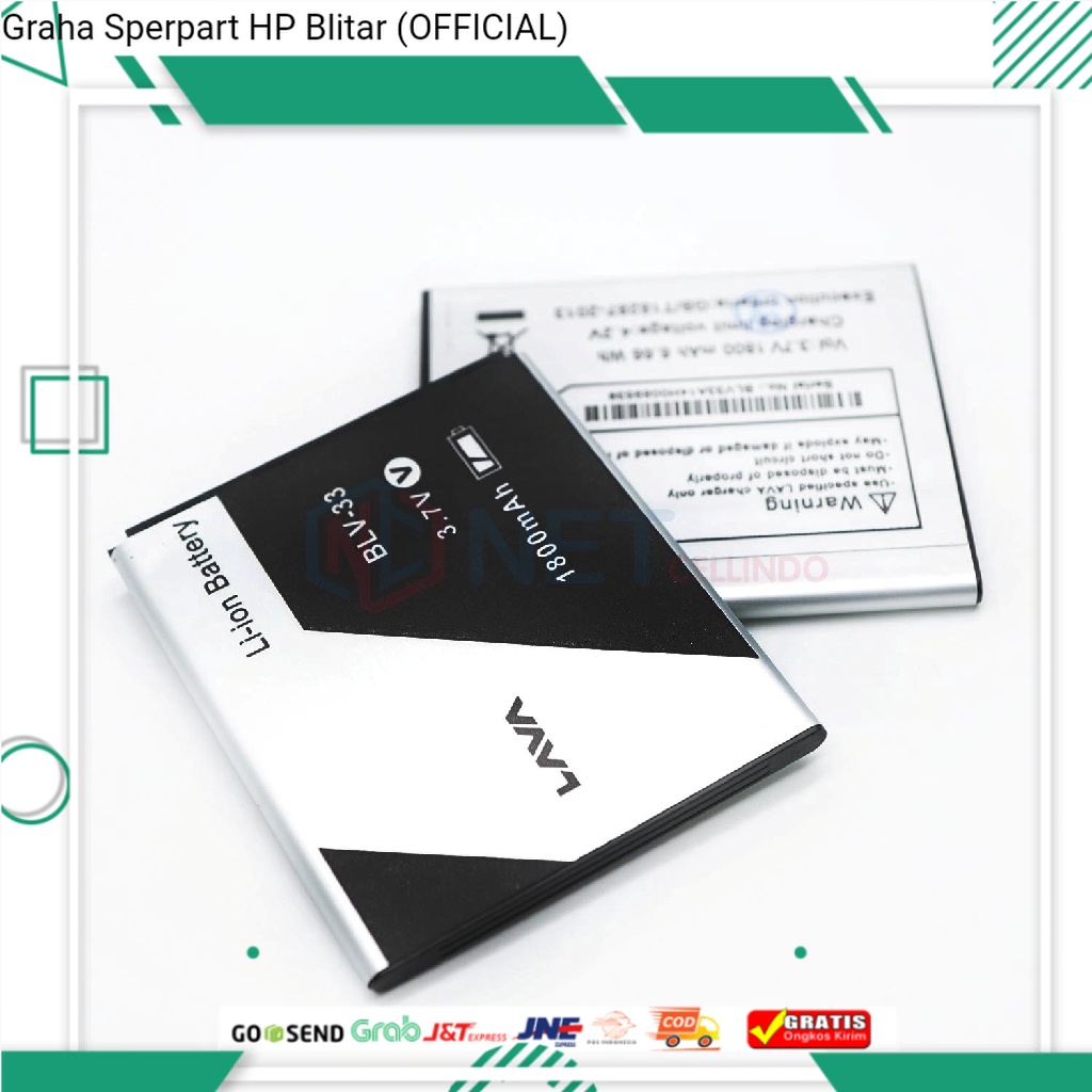 BATERAI LAVA IRIS 510 / BATRE LAVA IRIS 510