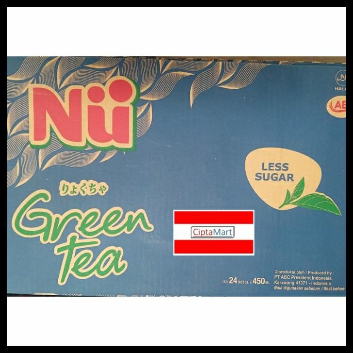 

DISKON TERBATAS !!! NU GREEN TEA LESS SUGAR 24 X 450 ML TERLARIS