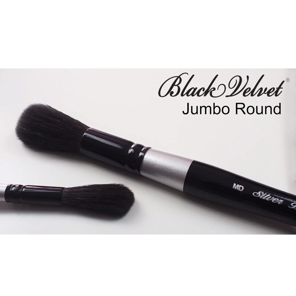 Silver Brush Black Velvet - Jumbo Round 3025S