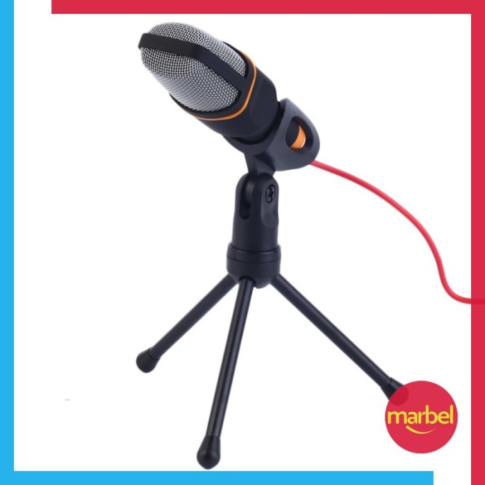 Mic Mikrofon Kondenser Studio Rekaman Gratis Stand SF666