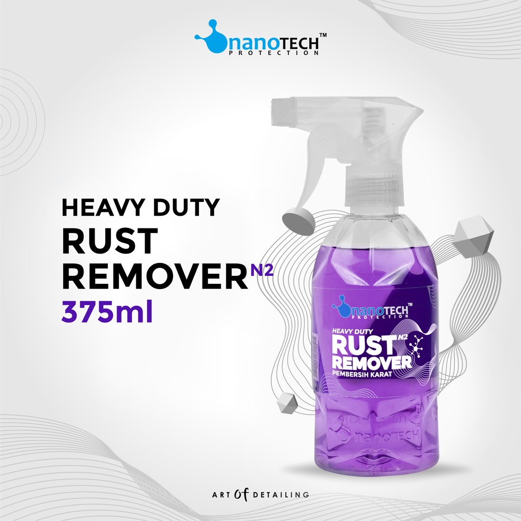 RUST REMOVER HEAVY DUTY - nanoTECH PROTECTION - PEMBERSIH KARAT - PENGHILANG KARAT - PEMBERSIH MESIN MOTOR - PEMBERSIH MESIN MOBIL - PENGKILAP MESIN - PEMBERSIH KERAK MESIN