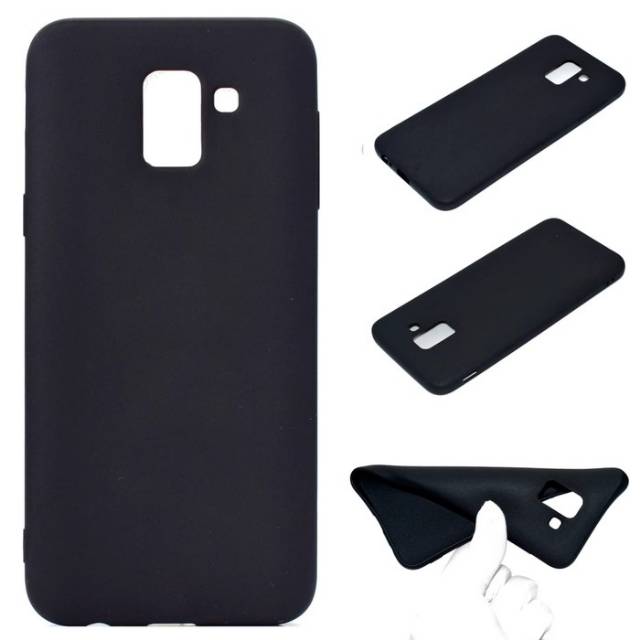 jelly doff slim matte silicone ultra thin samsung galaxy A6 2018 case casing cover