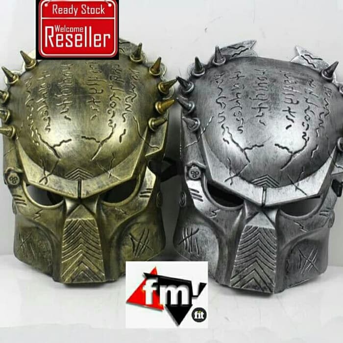 topeng predator airsoft gun skull masker helm costum alien mask