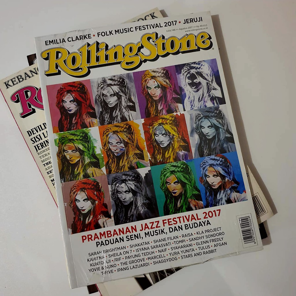 MAJALAH ROLLING STONE EDISI COVER PRAMBANAN JAZZ FESTIVAL
