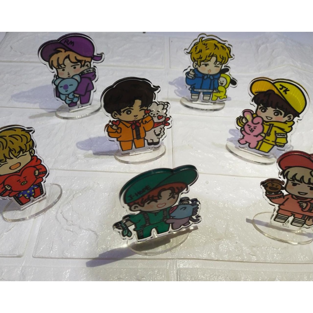 Action Figure Akrilik BTS Tiny Tan