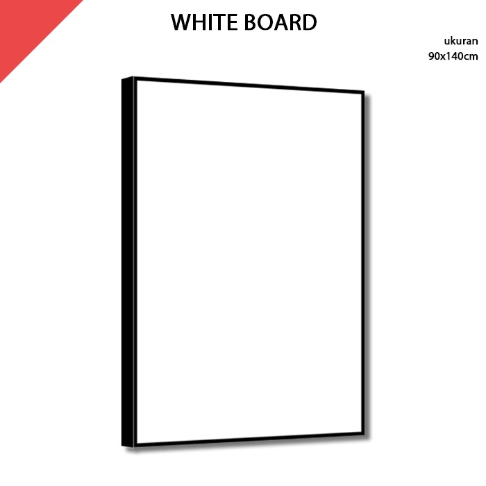 

Papan Tulis Putih White Board 90x140 cm