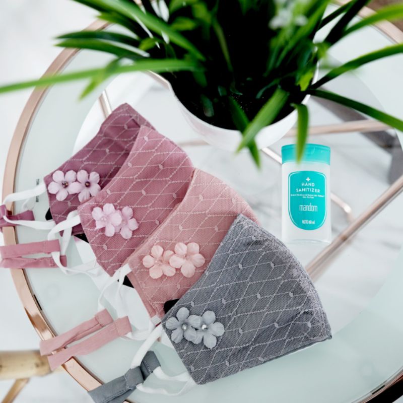 Masker Ajaib Cantik 2 lapis Latisza Aksesoris Fashion Wanita Murah Ootd Kekinian Terbaru