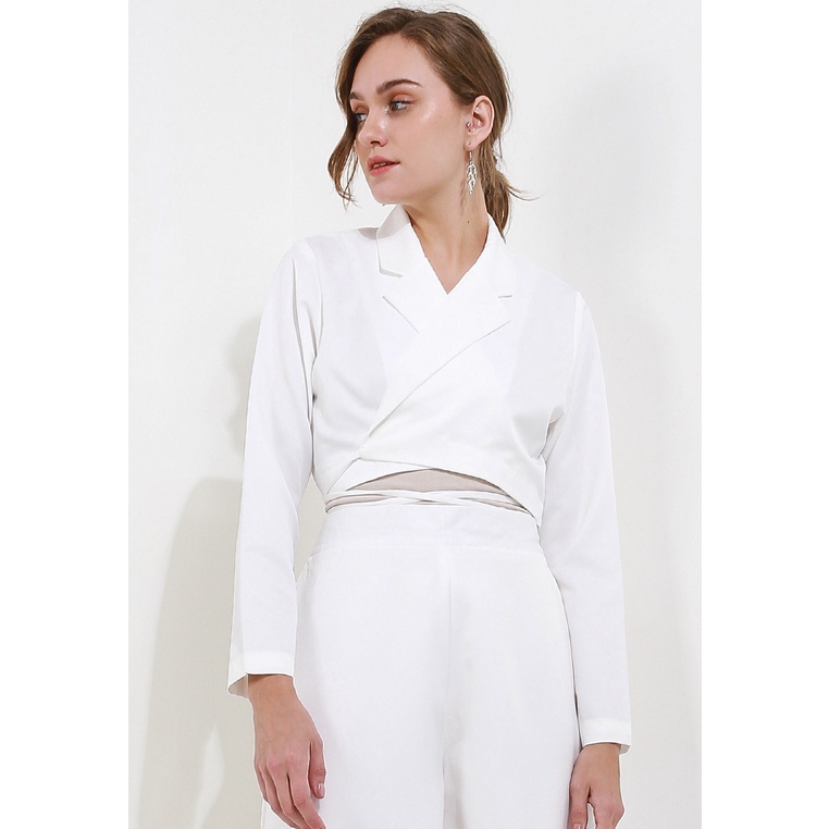 Seven Level - Zoe Blazer - Putih