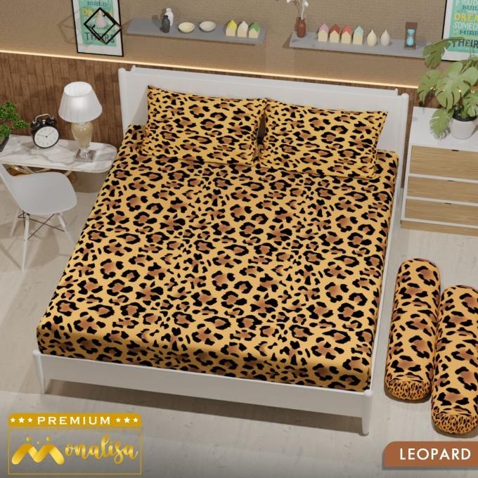 Sprei Monalisa Premium Leopard 160X200
