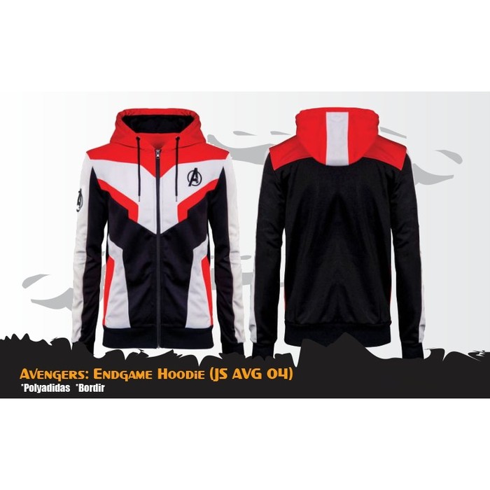 Jaket Hoodie Marvel Avengers Endgame Quantum Suit - JS AVG 04