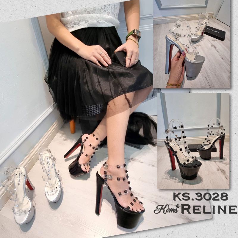 Heels Fashion KS3028 tinggi hak 17 cm
