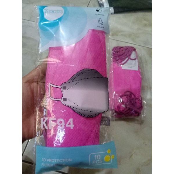 Masker kf94 Korea 4play evo plusmed convex Ungu 10pcs/Masker Dewasa Kf 94