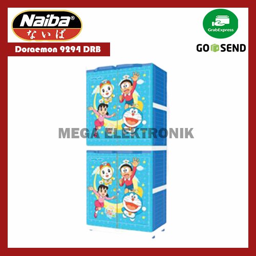 Naiba 9294 Multi Super Cabinet Lemari Plastik 4 Susun Premium