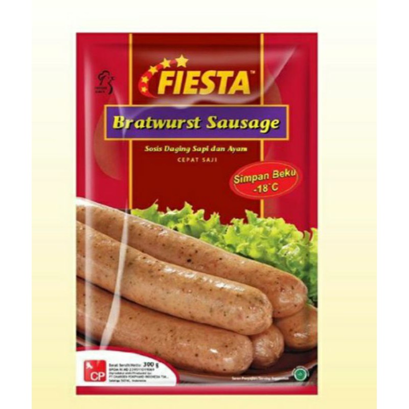 

Fiesta Bratwurst sausge 350gr