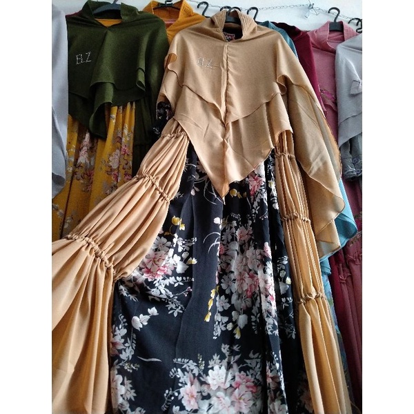 Gamis ceruty premium kualitas butik