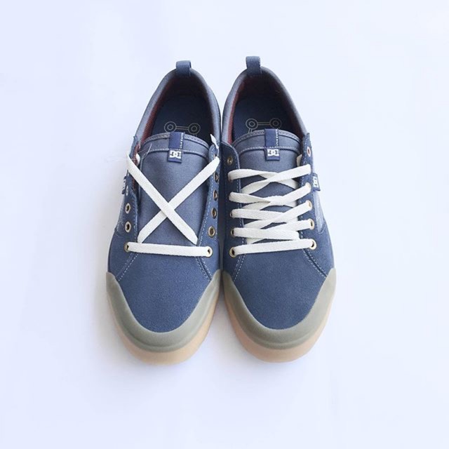 Sepatu DC Evan Smith S Vintage Indigo Original