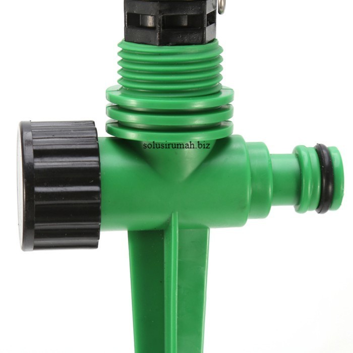 Rotate Sprinkler Tancap Spray Nozzle Air Irigasi Siram Taman 1/2 inch