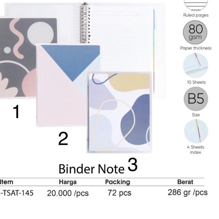 

Limited Product--Map Binder Note A5 B5 Warna Motif A5-TSAT-521 / B5-TSAT-145 Joyko