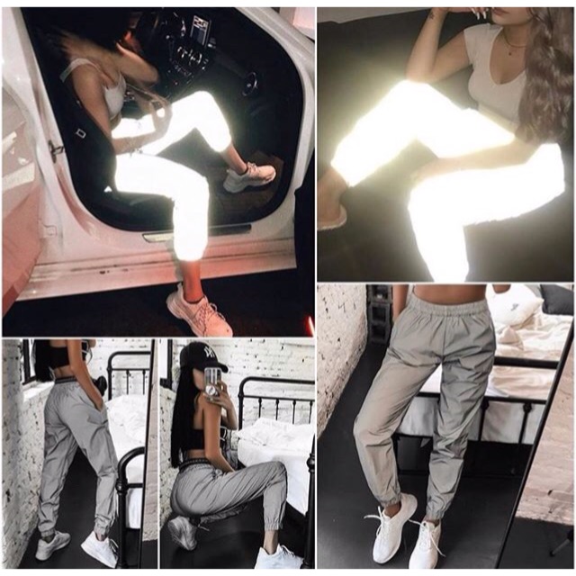 Celana jogger glow in the dark
