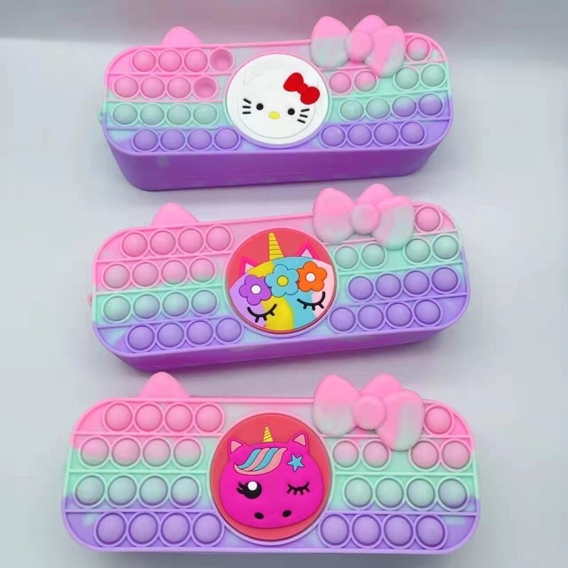 

Kotak Pensil Pencil Case Popit Pop It Jelly Import Stress Relief
