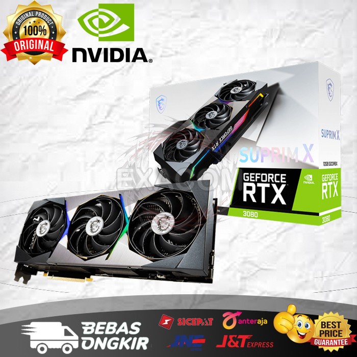 VGA MSI RTX 3080 Suprim X 12GB GDDR6X