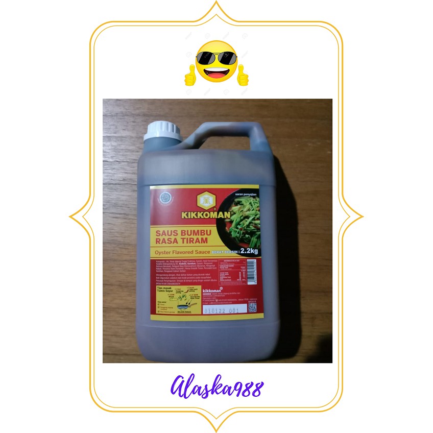 

KIKKOMAN RASA TIRAM - OYSTER SAUCE JERIGEN 2.2KG / 2 LITER
