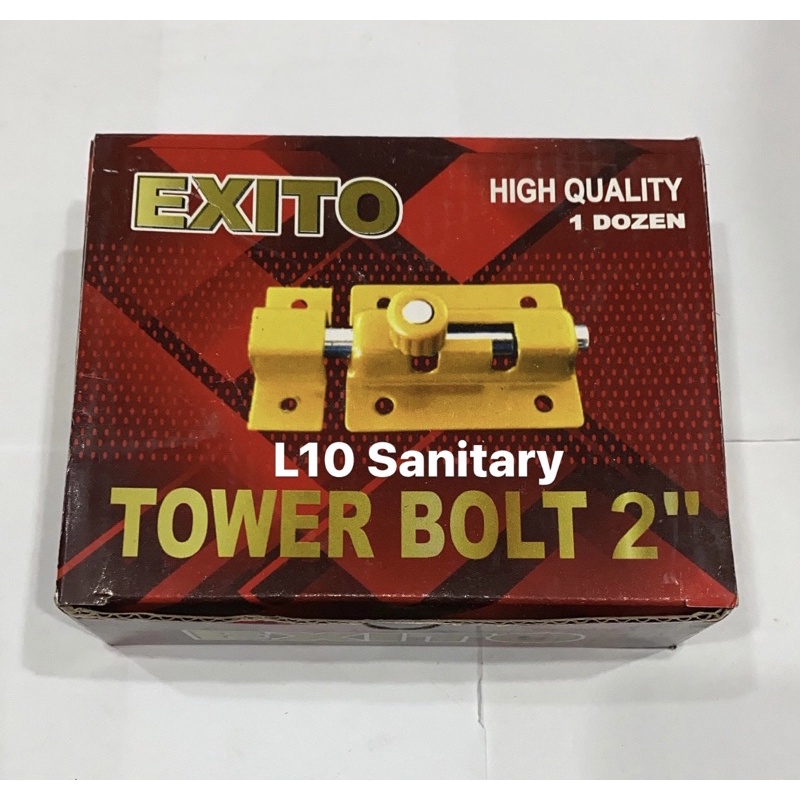 Grendel Tower Bolt Exito / Slot Per Exito / Grendel Per Exito 2” Inch