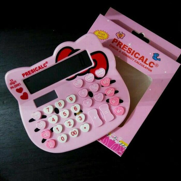 

Baru Good Quality Kalkulator Presicalc Pr 2288C Pink Tombol Love Warnanya Cantik Termurah
