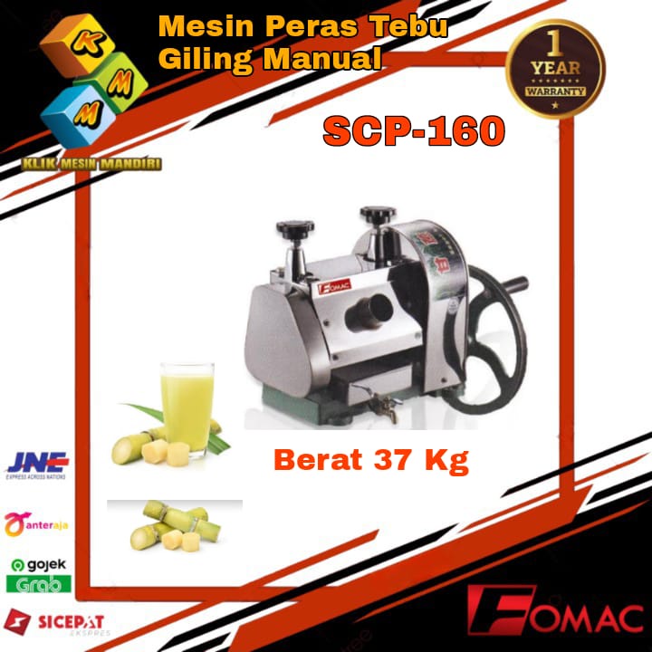 Mesin Peras Giling Tebu Manual Fomac SCP-160