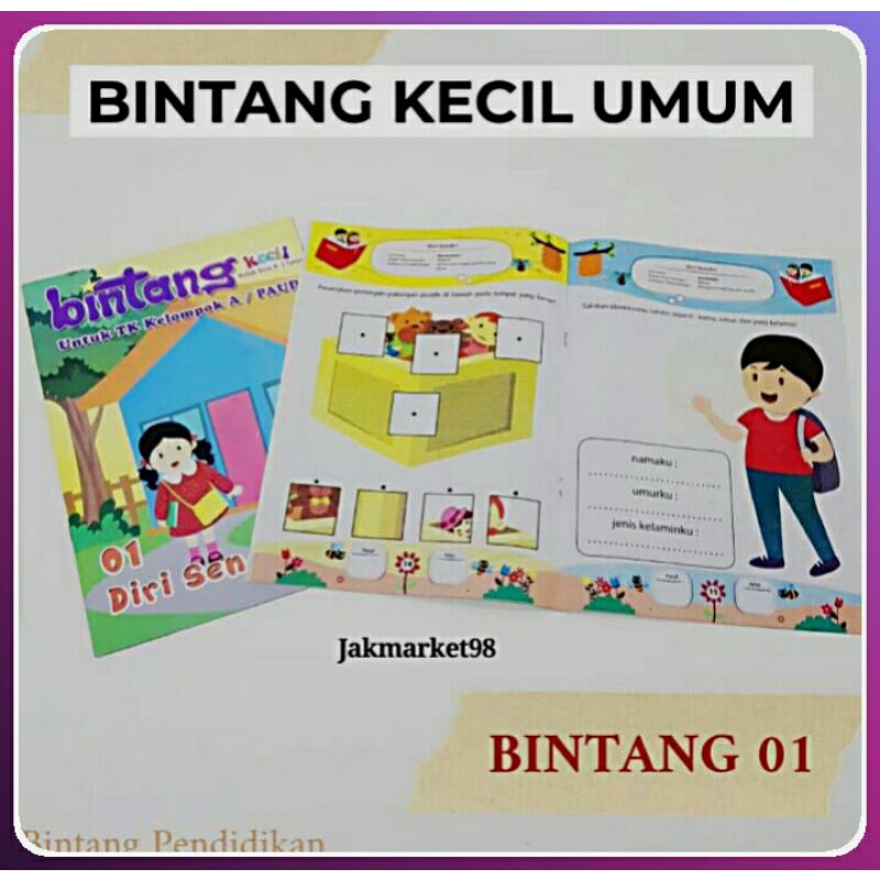 Buku / Majalah Tk Paud Bintang Pendidikan Kelompok A