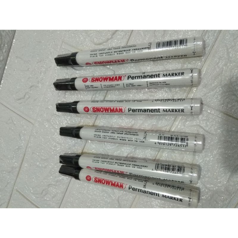 

spidol permanen snowman