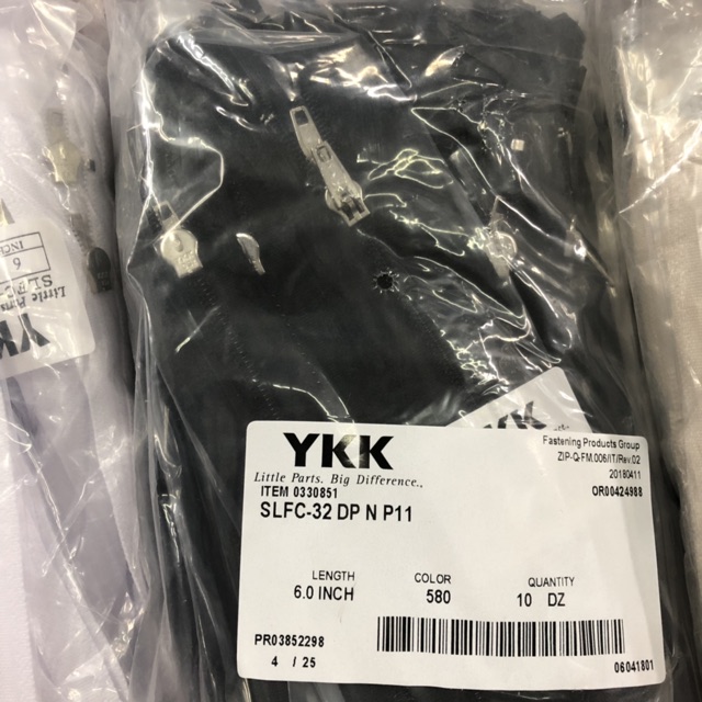 Resleting YKK SFC-32 EKO 6” (15 cm)- 10 Lusin