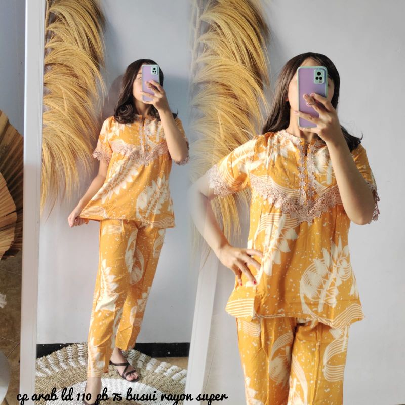 DASTER SETELAN PANJANG ARAB | DASTER SETELAN ARAB | SETELAN KEKINIAN | DASTER MOTIF ARAB