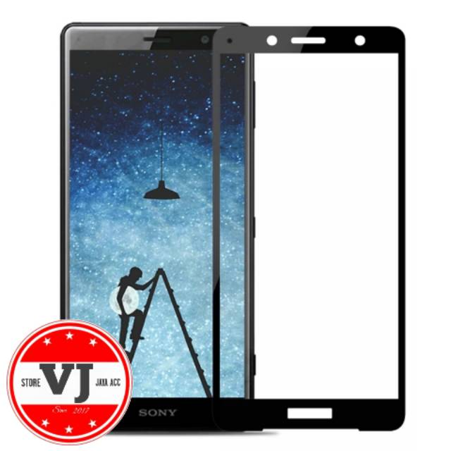 Tempered Glass 3D Full Cover Sony Xperia XZ2 Anti Gores Sony Xperia XZ 2