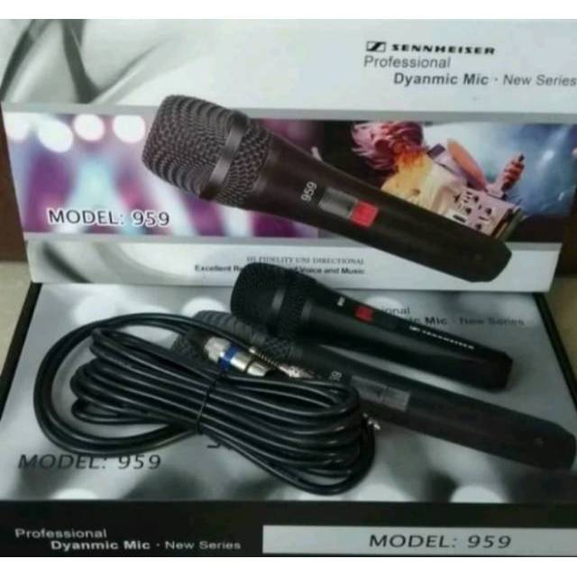 MIC KABEL SENNHEISER 959 PROFESIONAL DYNAMIC