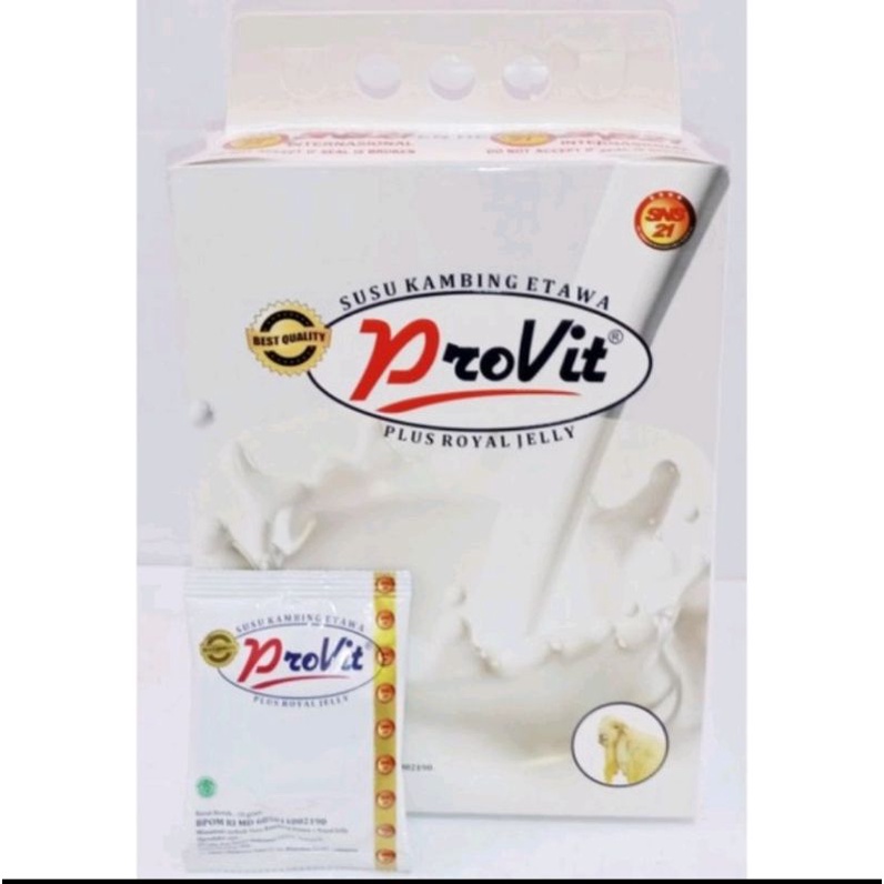 

susu provit susu kambing etawa provit 1 box ( 50 pcs )