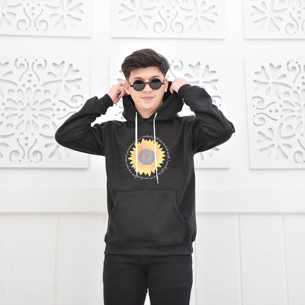 Big Sun Flower - Outwear Cewek Cowok Terbaru 2021 Hoodie Motif Kekinian