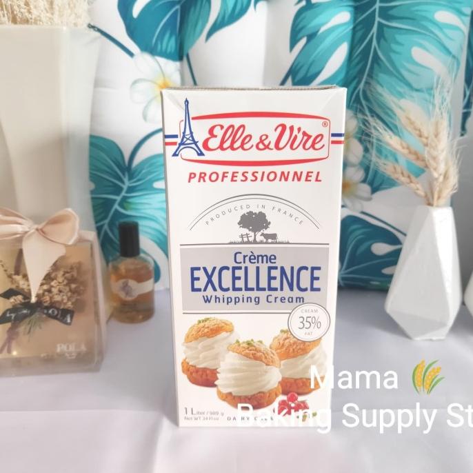 

READY COD ELLE & VIRE Whipping Cream Whip Cream Cair Elle&Vire Excellence 1 Lit