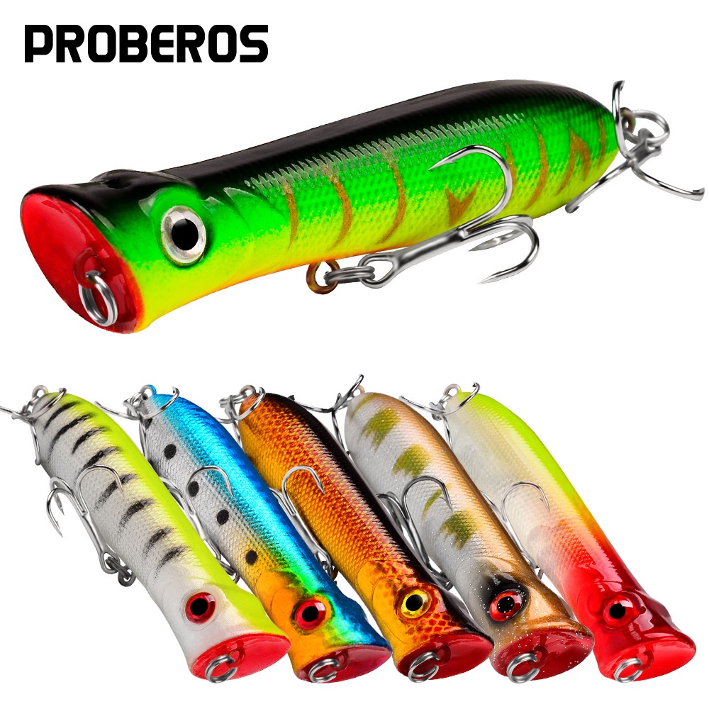 Umpan Pancing mancing popping popper 10,5 gram 8 cm impor brand proberos lure floating casting