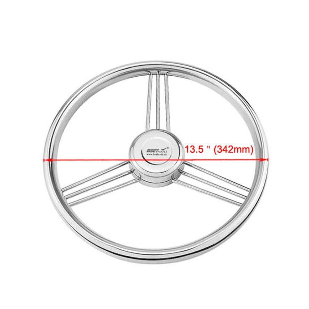 Preva Setir Yacht Stir Retrofit Stainless Steel Baru 342mm 3jari Jari Jari