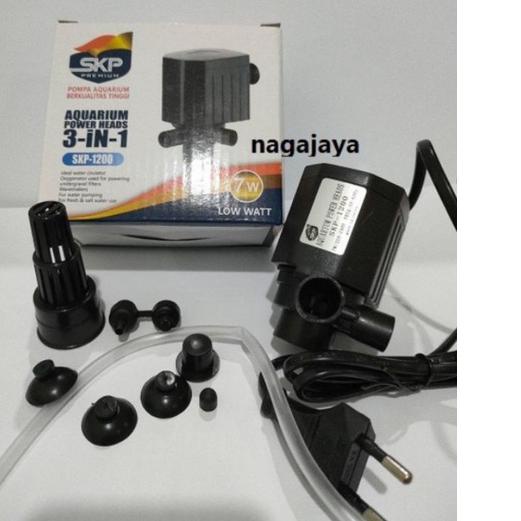 ❋ Pompa filter SKP 1200 premium pompa celup filter aquarium 7 watt ➵