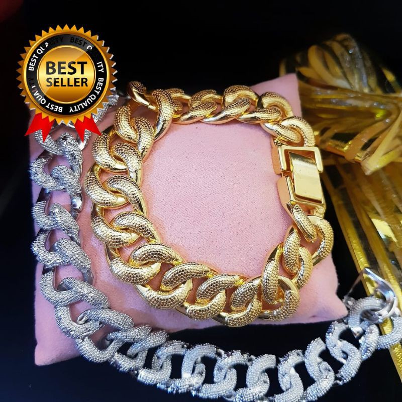 Xuping gelang lapis emas 24k 2416