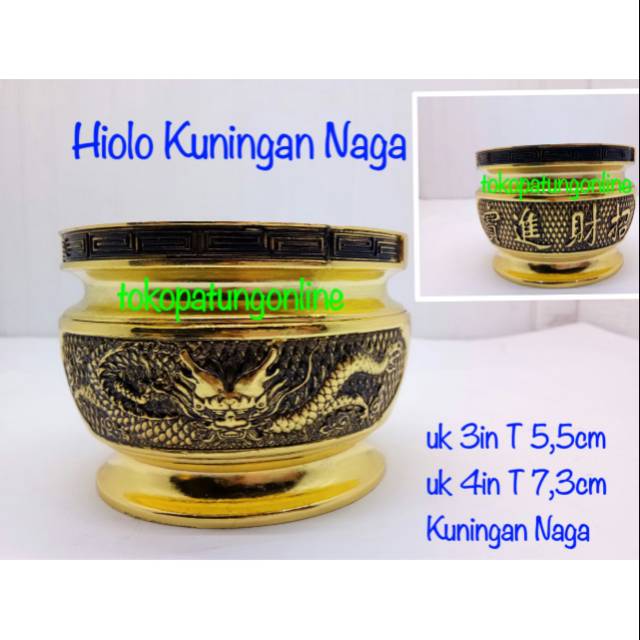 Hiolo Kuningan Naga 4in Import