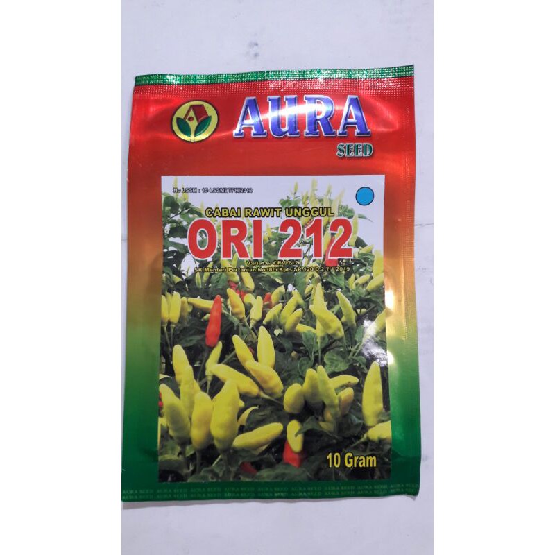 Benih Cabe Rawit ORI 212 10gr Aura seed