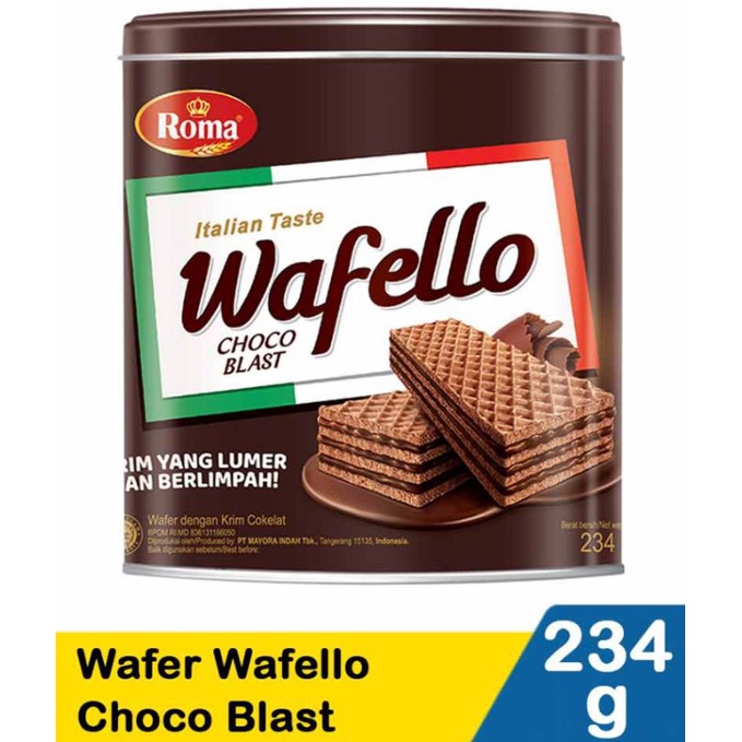 

Roma Wafer Wafello Choco Blast 235gr