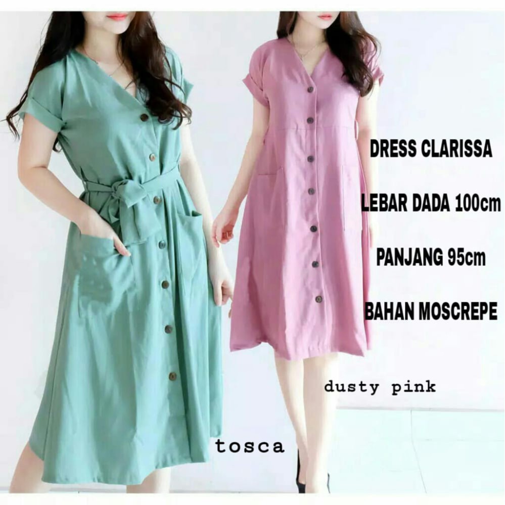 DRESS CLARISA / DRESS BUSUI / DRESS WANITA